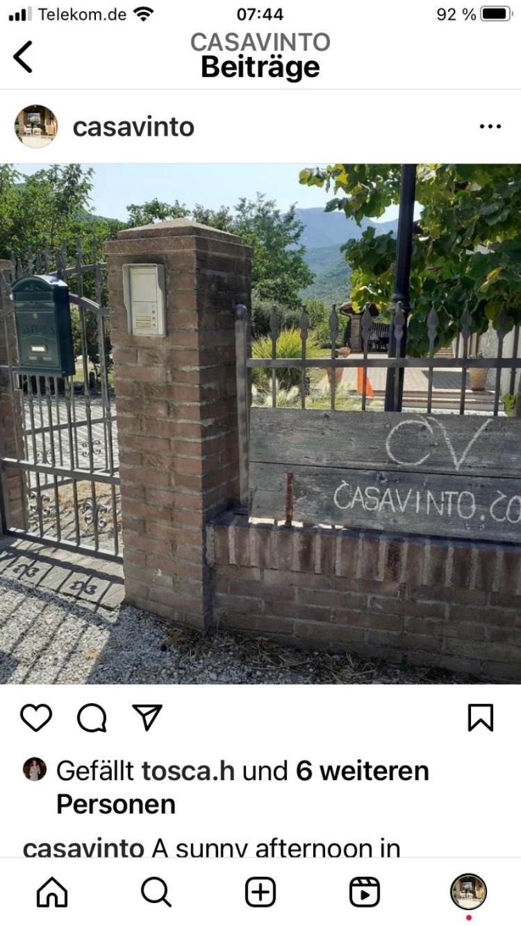 Hotel Casa Vinto Cagli Esterno foto